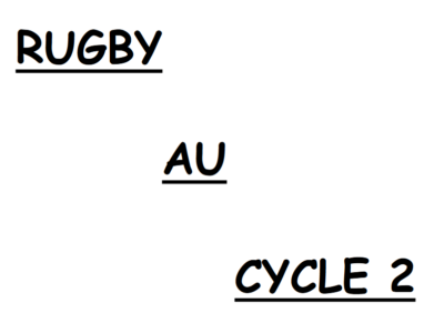 Rugby au cycle 2