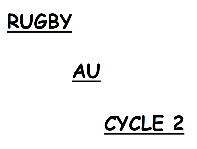 Rugby au cycle 2 CMP Ressourcerie