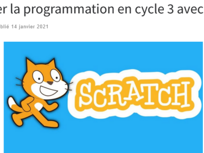 Enseigner la programmation en cycle 3 avec Scratch