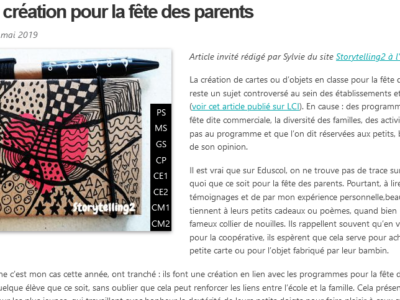 Des idées de création pour la fête des parents - Laclasse.fr