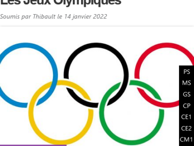 Les Jeux Olympiques - La classe.fr